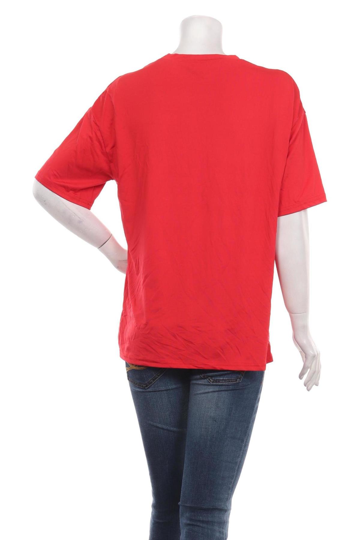 Тениска с щампа SHEIN2