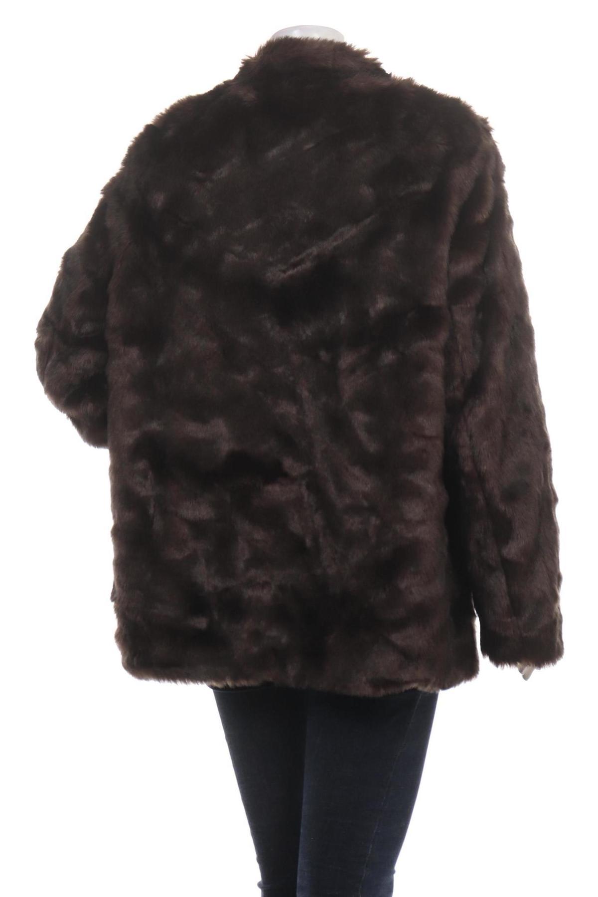 Палто с косъм VIOLETA BY MANGO2