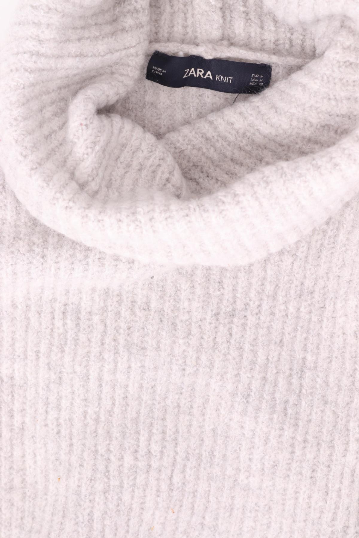 Пуловер с поло яка ZARA KNITWEAR3