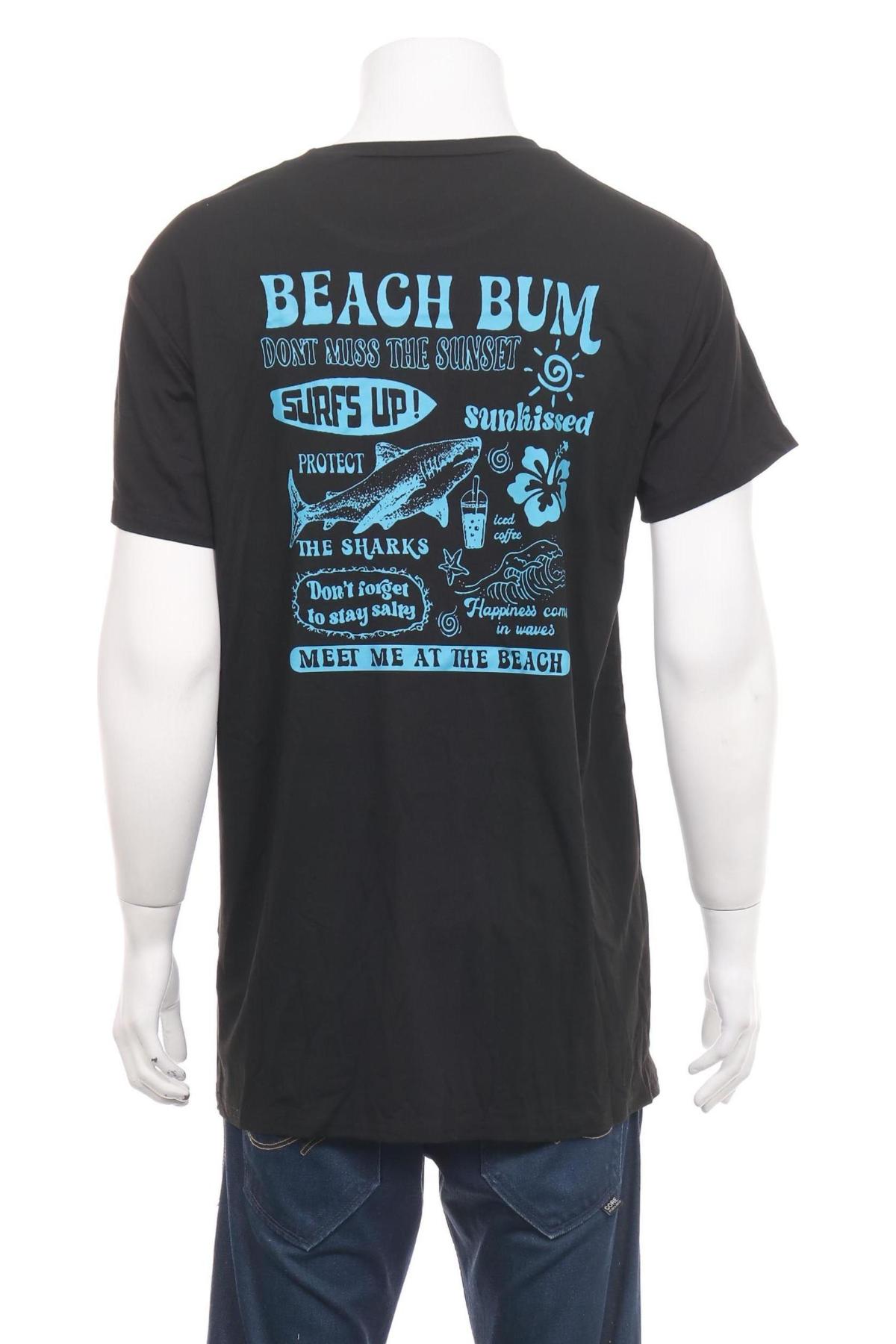 Тениска с щампа SHEIN2