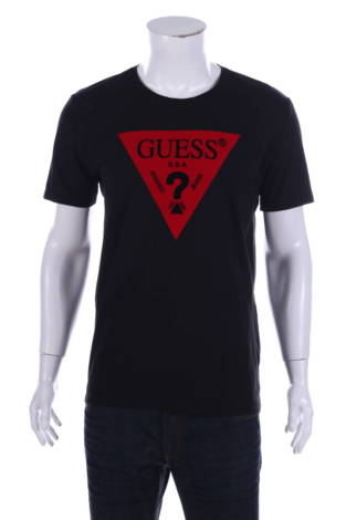 Тениска с щампа Guess - Mania Тениска с щампа Guess